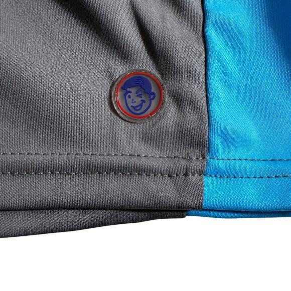 Jr. Swim Boys Short Sleeve Rash Guard Swim Shirt Gray Blue Size Medium 10 - Picture 4 of 4